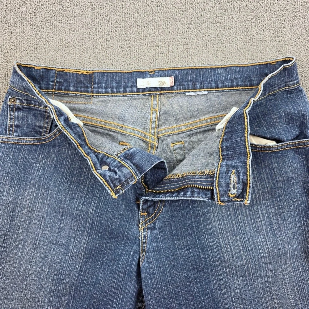 Levi 510 Relaxed Boot Cut Jeans Mens Blue Denim Medium Wash‎ 32x31